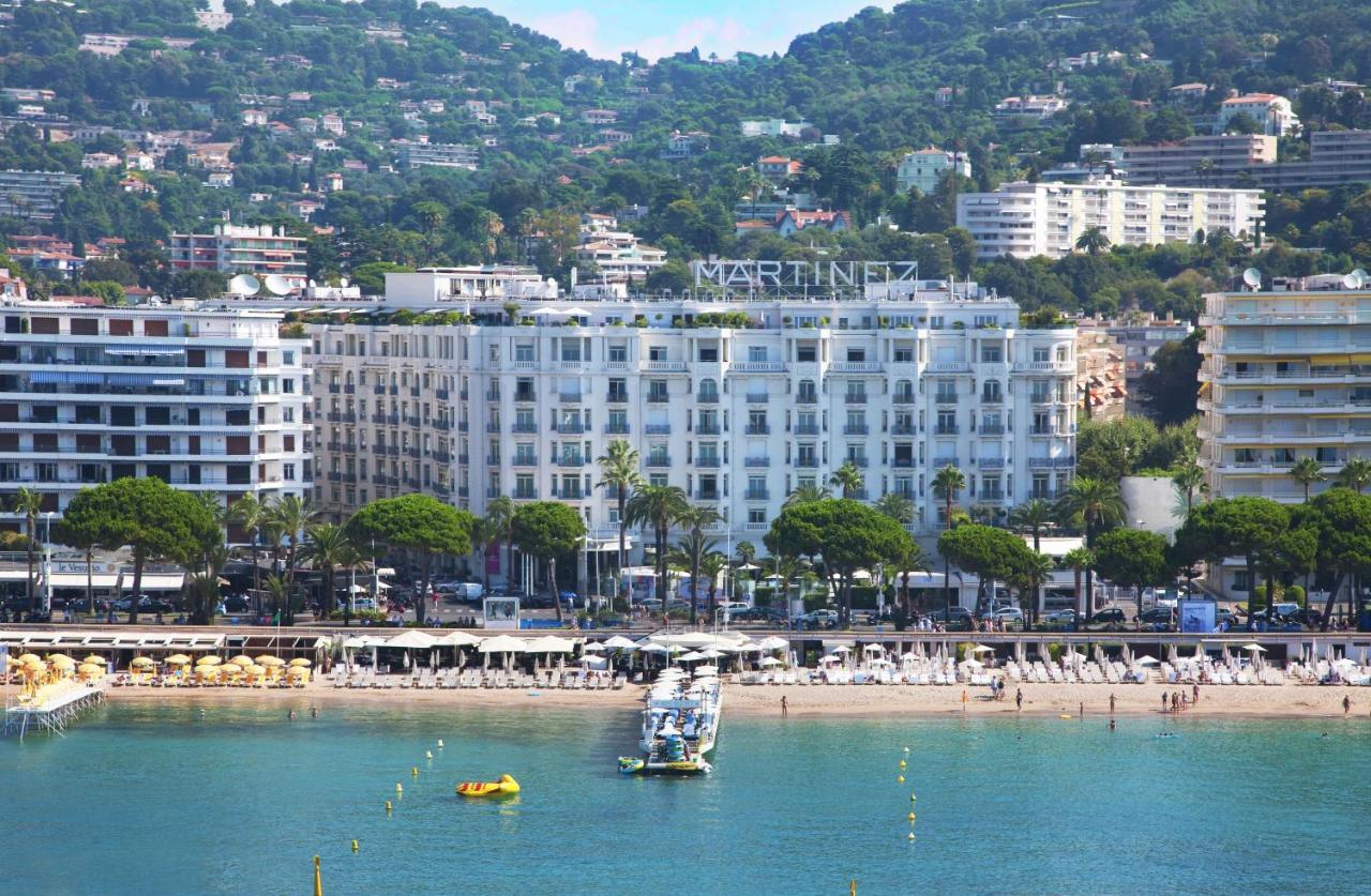 Cannes Martinez Croisette Beach 50M Esterno foto